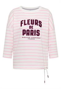 3/4-Arm Shirt mit Wording Artwork light blush rose