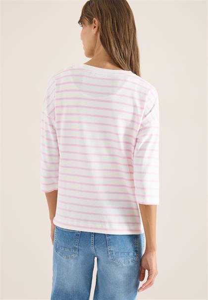 3/4-Arm Shirt mit Wording Artwork light blush rose