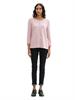 3/4 Arm Sweatshirt pink velvet melange