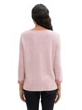 3/4 Arm Sweatshirt pink velvet melange