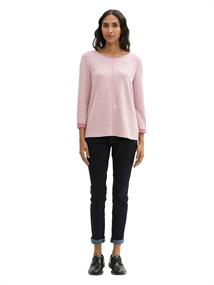 3/4 Arm Sweatshirt pink velvet melange