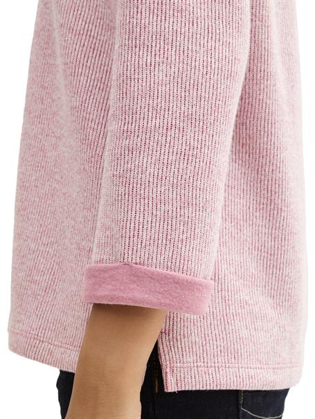 3/4 Arm Sweatshirt pink velvet melange