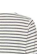 3/4-Arm T-Shirt mit Seitenschlitzen night blue stripes