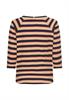 3/4-Arm T-Shirt mit Streifenmuster caramel stripes