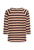 3/4-Arm T-Shirt mit Streifenmuster caramel stripes