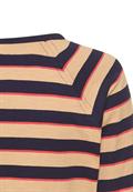 3/4-Arm T-Shirt mit Streifenmuster caramel stripes