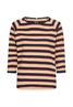 3/4-Arm T-Shirt mit Streifenmuster caramel stripes