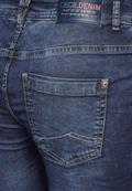 3/4 Casual Fit Jeans mid blue used wash