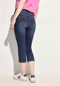 3/4 Casual Fit Jeans mid blue used wash