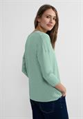 3/4 Feinstrick Pullover salvia green melange