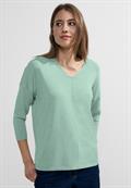 3/4 Feinstrick Pullover salvia green melange