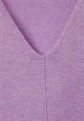 3/4 Feinstrick Pullover sporty lilac melange