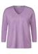 3/4 Feinstrick Pullover sporty lilac melange