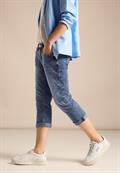 3/4 Jeans im Casual Fit mid blue random wash