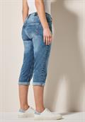 3/4 Jeans light blue washed