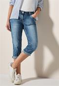 3/4 Jeans light blue washed
