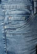 3/4 Jeans light blue washed