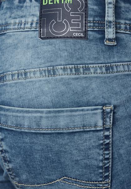 3/4 Jeans light blue washed