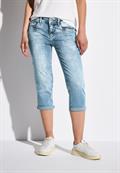 3/4 Jeans mit Glitzer-Detail medium blue random acid