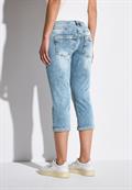 3/4 Jeans mit Glitzer-Detail medium blue random acid