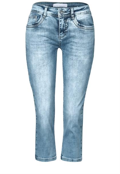 3/4 Jeans mit Glitzer-Detail medium blue random acid
