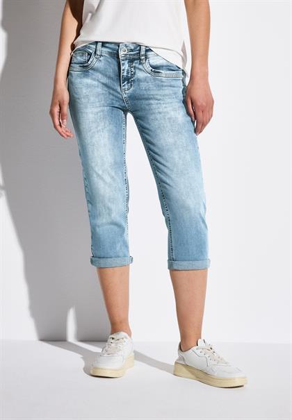 3/4 Jeans mit Glitzer-Detail medium blue random acid