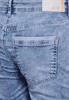 3/4 Jeans sky blue random wash
