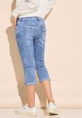 3/4 Jeans sky blue random wash