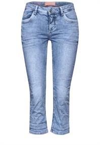 3/4 Jeans sky blue random wash