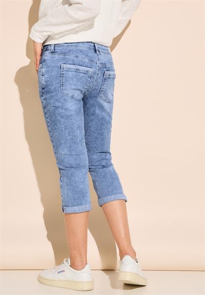 3/4 Jeans sky blue random wash