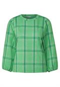 3/4 Karoshirt light spring green mel.