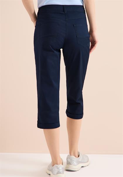 3/4 Mid Waist Casual Fit Hose mit Turn Up universal blue