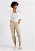 3/4 Satin Hose mit Taschen barley beige