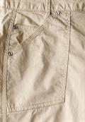 3/4 Satin Hose mit Taschen barley beige