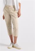3/4 Satin Hose mit Taschen barley beige