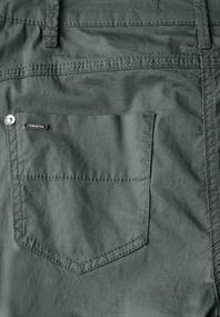 3/4 Satin Hose mit Taschen marshy green