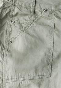 3/4 Satin Hose mit Taschen pastel green