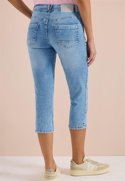 3/4 Slim Leg Jeans im Casual Fit light blue washed