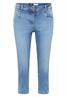 3/4 Slim Leg Jeans im Casual Fit light blue washed