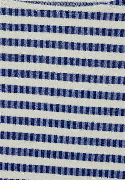 3/4 Streifenshirt fresh intense gentle blue