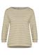 3/4 Streifenshirt light smooth sand