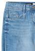 3/4 Wide Leg Jeans im Loose Fit light blue washed