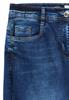 3/4 Wide Leg Jeans im Loose Fit mid blue used wash