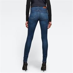 3301 High Skinny Wmn NEW medium blue aged