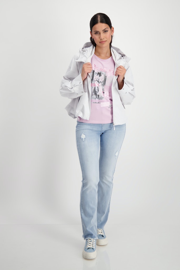 Monari Damen T-Shirt 408222 lavender rose bequem online kaufen bei  