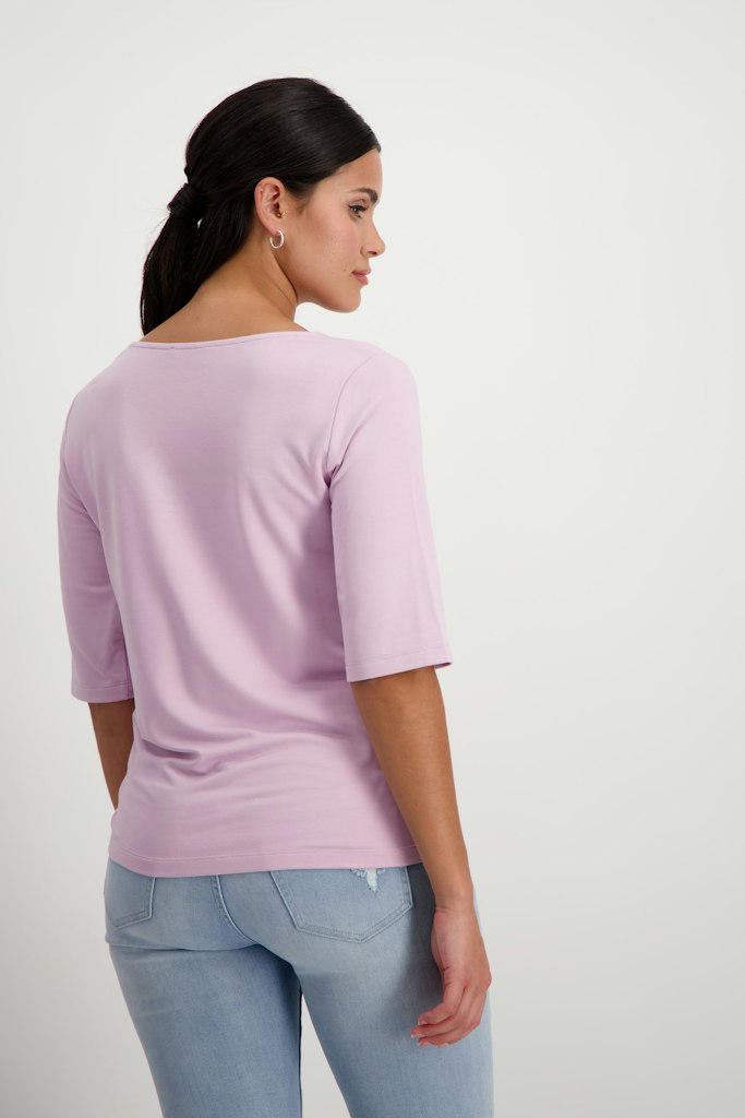 Monari Damen T-Shirt 408222 lavender rose bequem online kaufen bei  