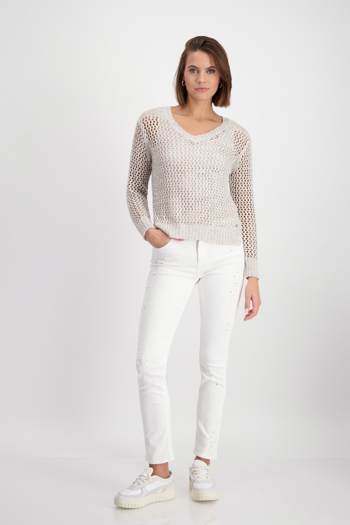 Monari Damen Pullover 408471 peanut bequem online kaufen bei Tara-M.de 