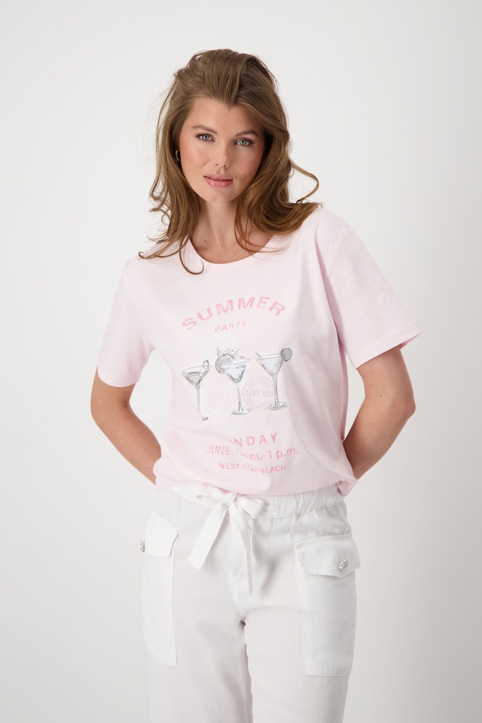 Monari Damen T-Shirt 408791 flamingo bequem online kaufen bei Tara