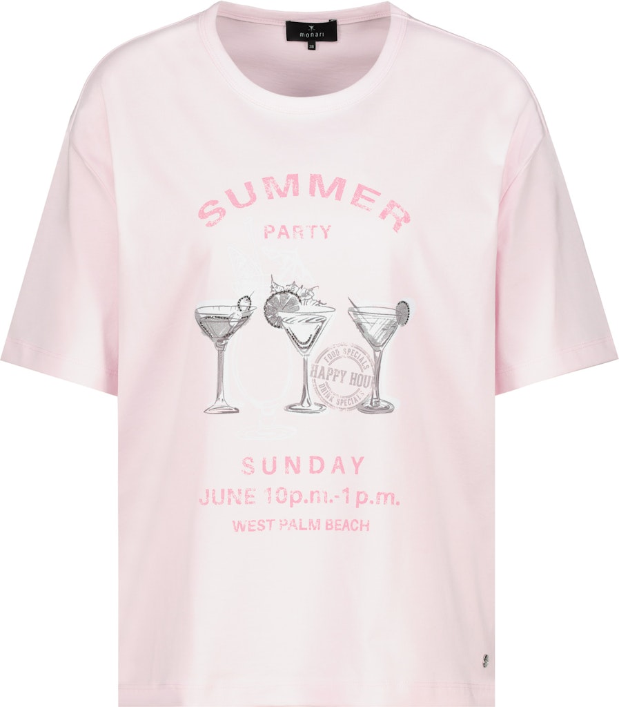 Monari Damen T-Shirt 408791 flamingo bequem online kaufen bei Tara