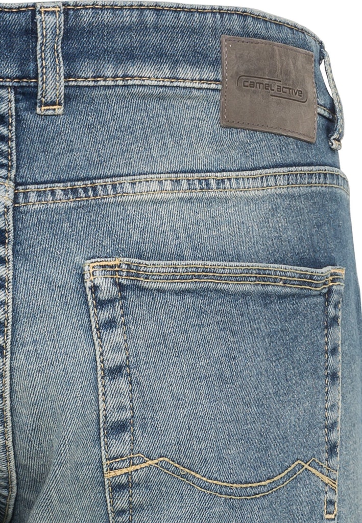 Camel Active Herren Jeans 5 Pocket Slim Fit Hose indigo bequem online  kaufen bei